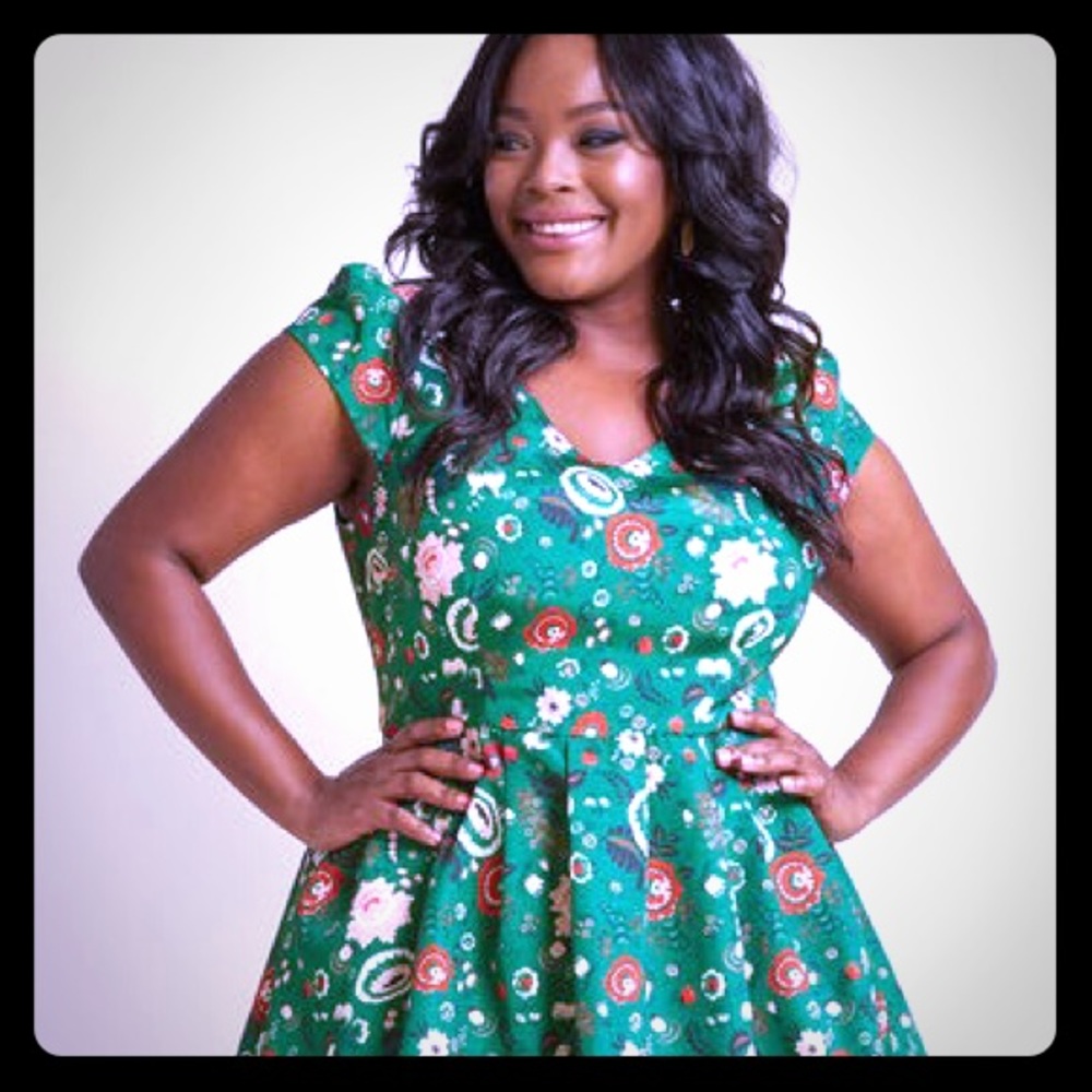 ModCloth You Can Fete On It Dress - size 1X